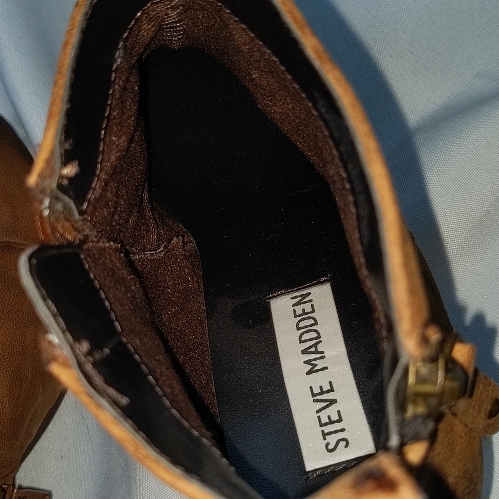 Steve Madden / Jaydun pointed toe ankle boots color/material Leather  size - 8 - Picture 8 of 9